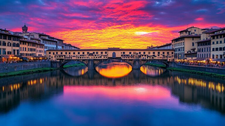 Le pont des amoureux à Florence : une histoire d’or et de passion